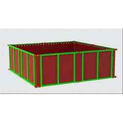 Zbiornik przenośny na wodę składany 8m3