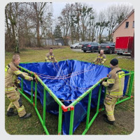 Zbiornik przenośny na wodę składany 8m3