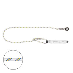 Amortyzator z regulowaną linką bezpieczeństwa z zatrzaśnikami AZ003 i AZ023 kod. AW137/LB100