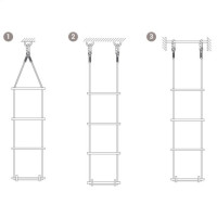 Drabina linowa poliamidowa DL010/20 metrów nr kat. DL 010 20