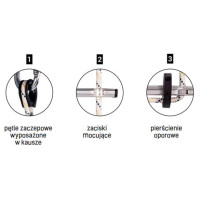 Drabina linowa poliamidowa DL010/20 metrów nr kat. DL 010 20