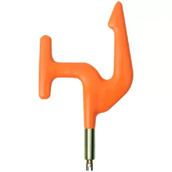 Hak podwieszający do instalowania liny roboczej DT 600 - mocowanie na wcisk, izolowany kod. DT 600 01