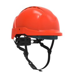 Hełm ATRA 10 czerwony, bez wentylacji, więźba obrotowa kod. IH-100-100-03