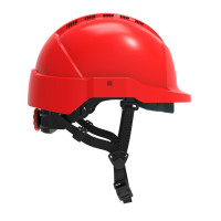 Hełm ATRA 10V czerwony, z wentylacją, więźba obrotowa kod. IH-101-100-03