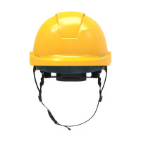 Hełm ATRA 10V żółty, z wentylacją, więźba obrotowa kod. IH-101-100-02