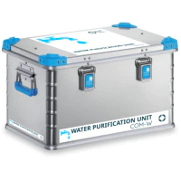 System awaryjnego uzdatniania wody COM-W z własnym źródłem zasilania akumulator+ panel solarny 600-900 l/h