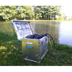 System awaryjnego uzdatniania wody COM-W z własnym źródłem zasilania akumulator+ panel solarny 600-900 l/h