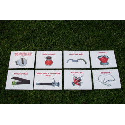 Rysunki do stanowiska przyrządów i armatur MDP (8 szt.) MS