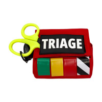 Zestaw do segregacji TRIAGE GO, kolor czerwony