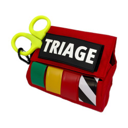 Zestaw do segregacji TRIAGE GO, kolor czerwony