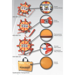 Zestaw AIRBAG 3 /350-390mm + 400-450 mm + 430-500 mm/ kod. 728 100