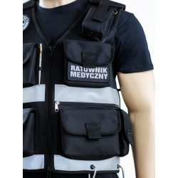 Kamizelka medyczna CZARNA WZÓR II