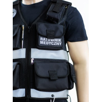 Kamizelka medyczna CZARNA WZÓR II