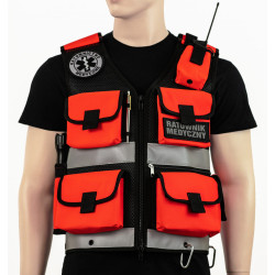 Kamizelka taktyczna - medyczna FLUORESCENCYJNA WZÓR III