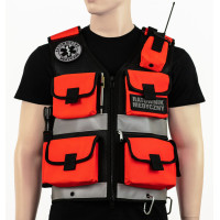 Kamizelka taktyczna - medyczna FLUORESCENCYJNA WZÓR III