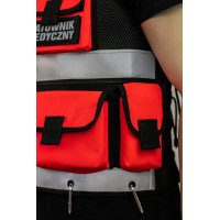 Kamizelka taktyczna - medyczna FLUORESCENCYJNA WZÓR III