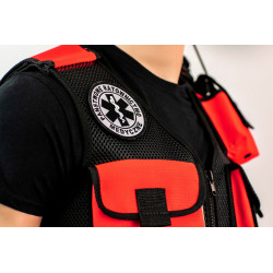 Kamizelka taktyczna - medyczna FLUORESCENCYJNA WZÓR III