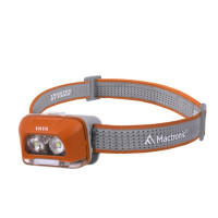 Latarka czołowa, VAYA, Mactronic, 480 lm, Dual Source System, zestaw (akumulator, opaska na głowę, przewód USB-C), pudełko