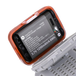 Latarka czołowa, VAYA, Mactronic, 480 lm, Dual Source System, zestaw (akumulator, opaska na głowę, przewód USB-C), pudełko