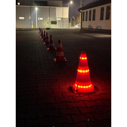 Pachołek świetlny z akumualtorami LI-ION [WEK]