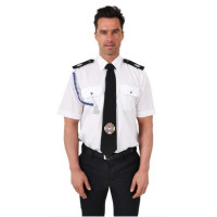 Koszula krótki rękaw z guzikiem strażackim OSP [niestandardowa]