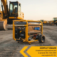 Agregat prądotwórczy jednofazowy JCB Tools 7,9 kW (AVR, rozruch)