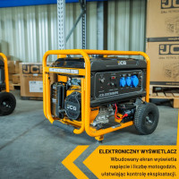 Agregat prądotwórczy jednofazowy JCB Tools 7,9 kW (AVR, rozruch)