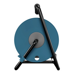 Przedłużacz bębnowy w oplocie gumowym [3x1,5, 50m, czarny, IP44] kod. W96303