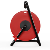 Przedłużacz bębnowy warsztatowy [3x2,5, 20m, czarny, IP44] kod. W-98043