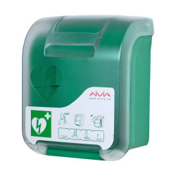 Szafka wewnętrzna na defibrylator AIVIA IN z alarmem dźwiękowym [MED]