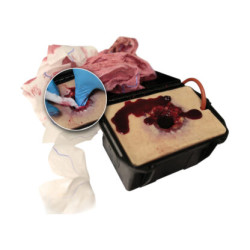 Trenażer tamowania krwotoku – rana postrzałowa (Techline – Gunshot in a Box®)