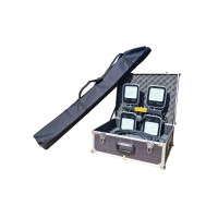 Maszt oświetleniowy LM4x50AMB/3M [zestaw naświetlaczy + statyw 3m + walizka + pokrowiec] kod.16195