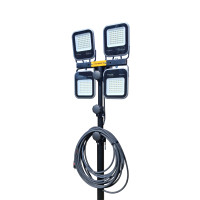 Maszt oświetleniowy LM4x50AMB/3M [zestaw naświetlaczy + statyw 3m + walizka + pokrowiec] kod.16195