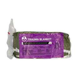 Koc ratunkowy 3-warstwowy Blizzard Trauma, zielony (duży) [MED]