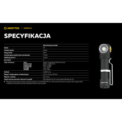 Latarka ARMYTEK Wizard C2 Magnet USB Warm