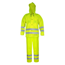 Ubranie ostrzegawcze standard [kurtka 3/4 i spodnie ogrodniczki] PROS model 1101/1011