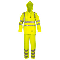 Ubranie ostrzegawcze [kurtka 3/4 i spodnie ogrodniczki] PROS model 1101R/1011R