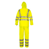 Ubranie ostrzegawcze [kurtka 3/4 i spodnie ogrodniczki] PROS model 1101R/1011R