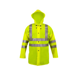 Ubranie ostrzegawcze [kurtka 3/4 i spodnie ogrodniczki] PROS model 1101R/1011R