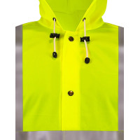 Ubranie ostrzegawcze [kurtka 3/4 i spodnie ogrodniczki] PROS model 1101R/1011R