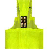 Spodnie ogrodniczki wodoochronne ostrzegawcze standard PROS model 1011