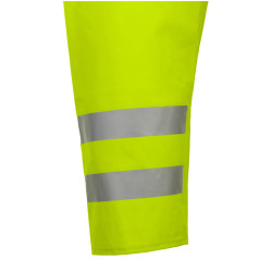 Spodnie ogrodniczki wodoochronne ostrzegawcze standard PROS model 1011