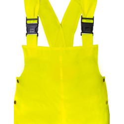 Spodnie ogrodniczki dwukolorowe ostrzegawcze PROS model 891R