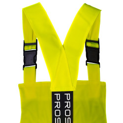 Spodnie ogrodniczki dwukolorowe ostrzegawcze PROS model 891R