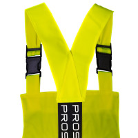 Spodnie ogrodniczki dwukolorowe ostrzegawcze PROS model 891R