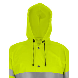 Płaszcz wodoochronny ostrzegawczy Standard PROS model 1102