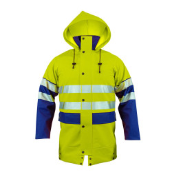 Kurtka ostrzegawcza dwu kolorowa PROS model 400R