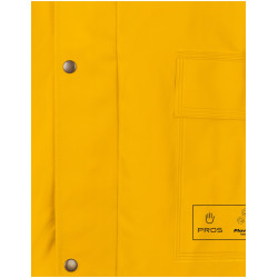 Kurtka wodoochronna zapinana na zamek + stójka z polarem PROS model 103