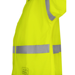 Płaszcz Multi [wodoochronny, antyelektrostatyczny, trudnopalny, chemoochronny, ostrzegawczy] PROS model 506/A