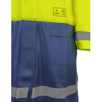 Płaszcz Multi [wodoochronny, antyelektrostatyczny, trudnopalny, chemoochronny, ostrzegawczy] PROS model 506/A